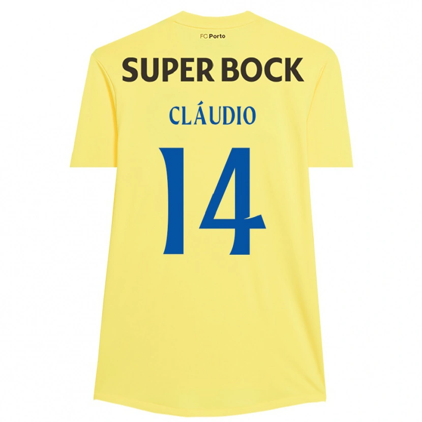 Danxen Heren Cláudio Ramos #14 Lichtgeel Zwart Keepersshirt 2025/26 T-Shirt België