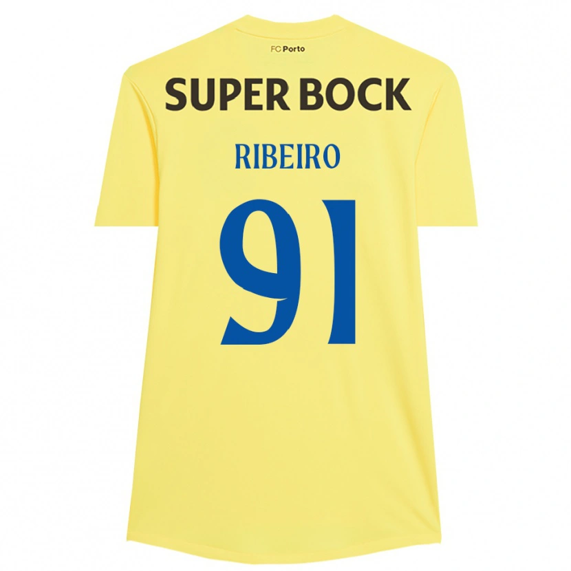 Danxen Heren Gonçalo Ribeiro #91 Lichtgeel Zwart Keepersshirt 2025/26 T-Shirt België