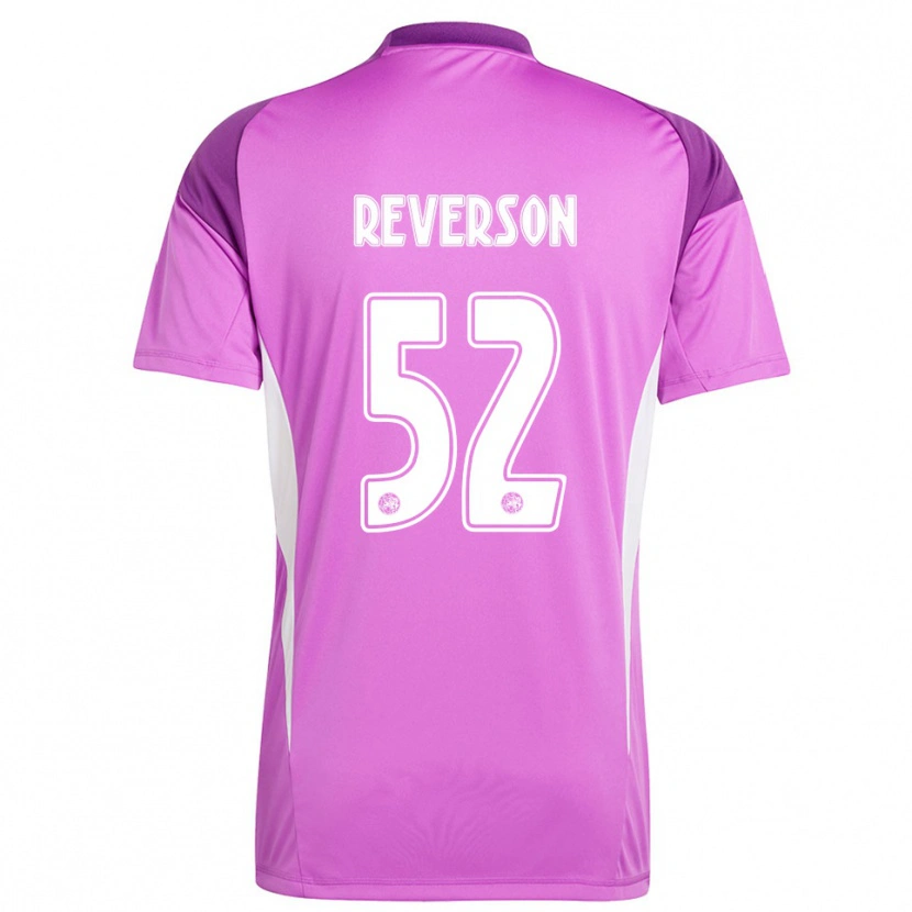 Danxen Heren Paul Reverson #52 Lichtpaars Wit Keepersshirt 2025/26 T-Shirt België