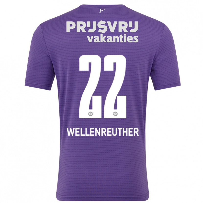 Danxen Heren Timon Wellenreuther #22 Paars Wit Keepersshirt 2025/26 T-Shirt België