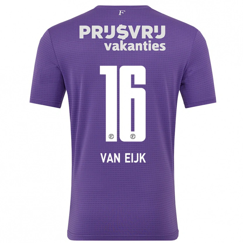 Danxen Heren Roos Van Eijk #16 Paars Wit Keepersshirt 2025/26 T-Shirt België