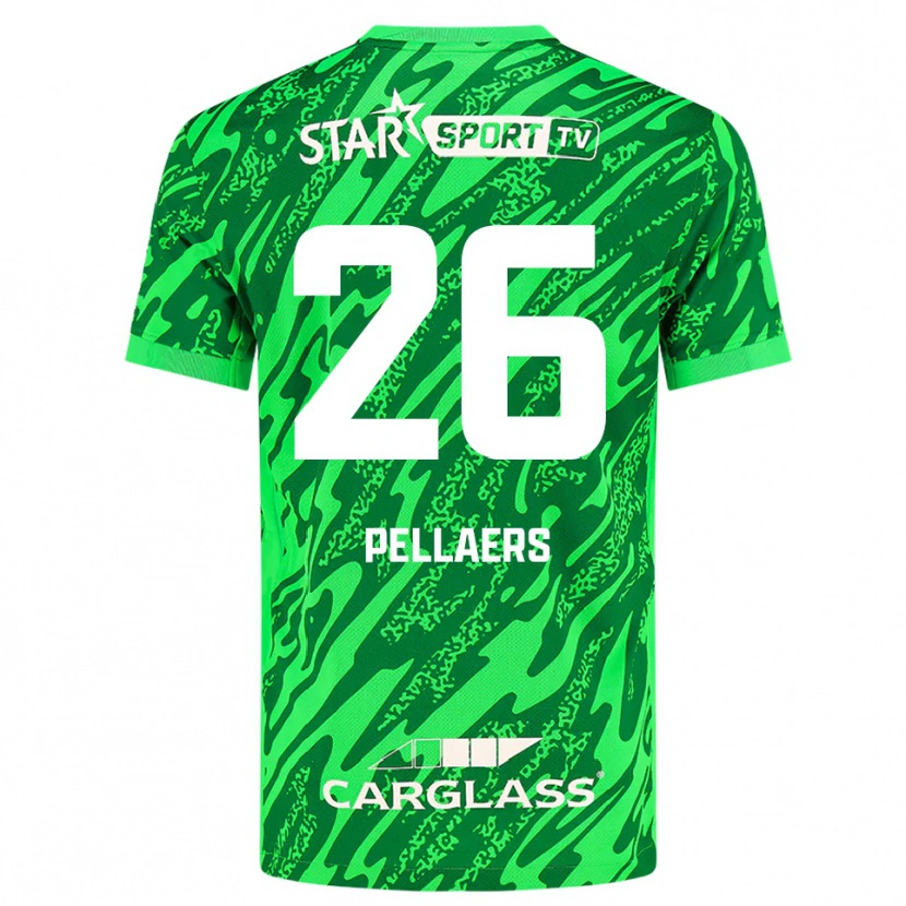 Danxen Heren Amanuel Pellaers #26 Diepgroen Wit Keepersshirt 2025/26 T-Shirt België