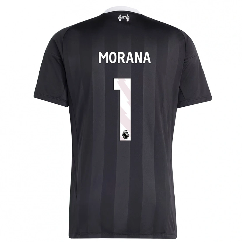 Danxen Heren Nathan Morana #1 Zwart Wit Keepersshirt 2025/26 T-Shirt België