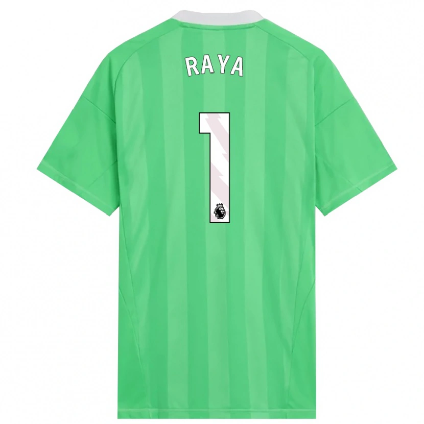 Danxen Heren David Raya #1 Lichtgroen Wit Keepersshirt 2025/26 T-Shirt België
