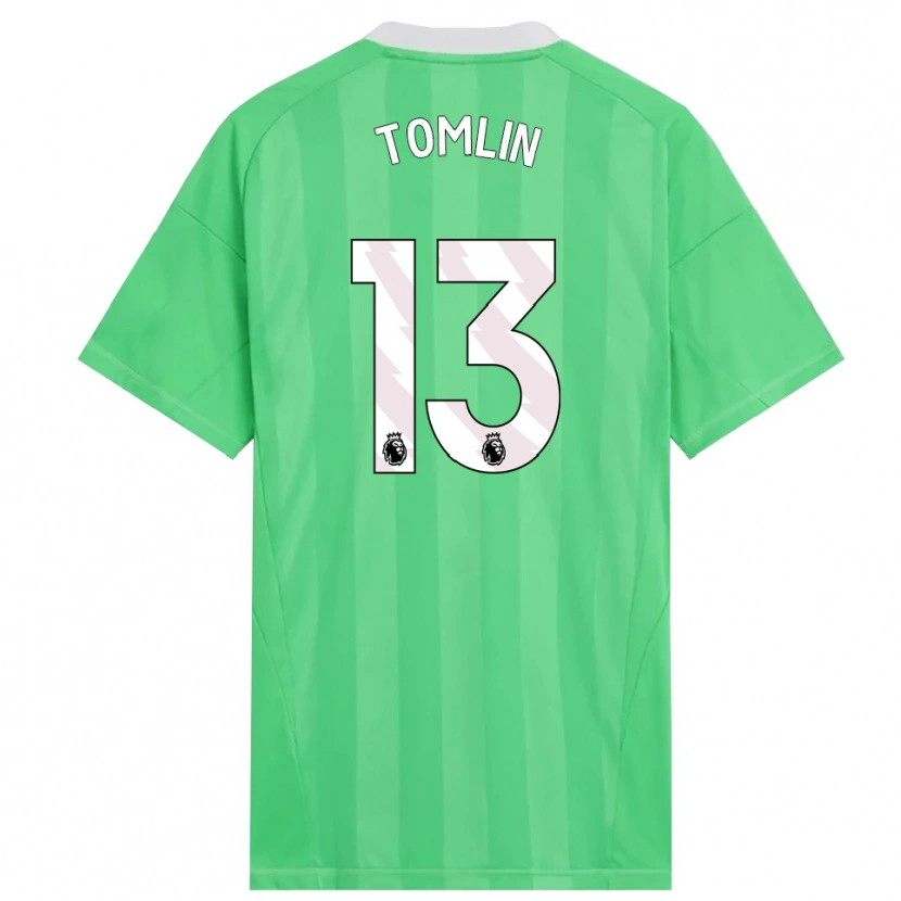 Danxen Heren Jack Tomlin #13 Lichtgroen Wit Keepersshirt 2025/26 T-Shirt België
