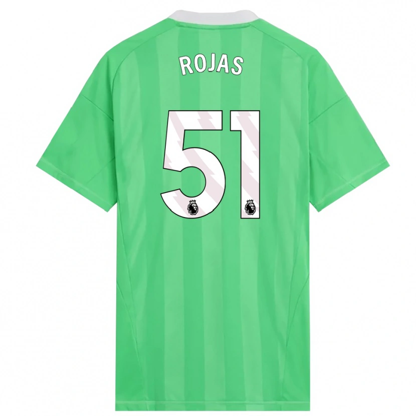 Danxen Heren Alexéi Rojas #51 Lichtgroen Wit Keepersshirt 2025/26 T-Shirt België
