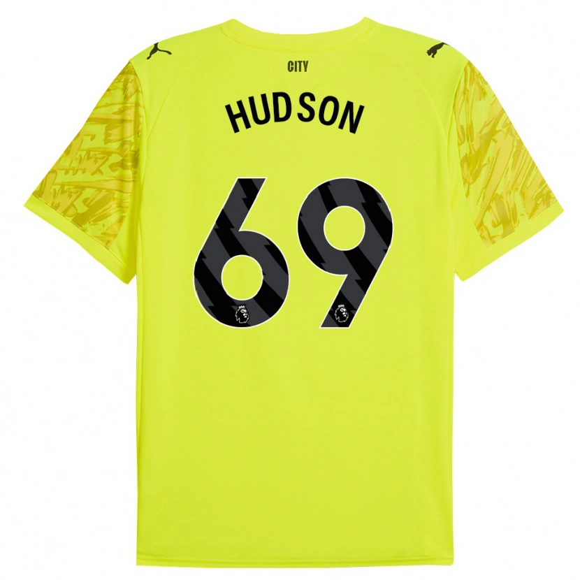 Danxen Heren Max Hudson #69 Geel Oranje Zwart Keepersshirt 2025/26 T-Shirt België