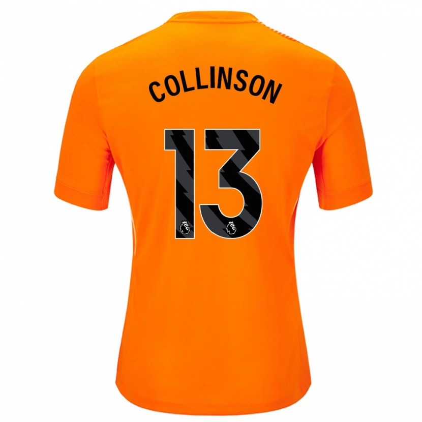 Danxen Heren Isaac Collinson #13 Oranje Zwart Keepersshirt 2025/26 T-Shirt België