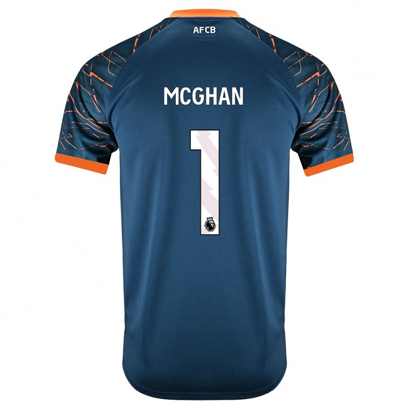 Danxen Heren Hayden McGhan #1 Donker Leisteen Blauw Keepersshirt 2025/26 T-Shirt België