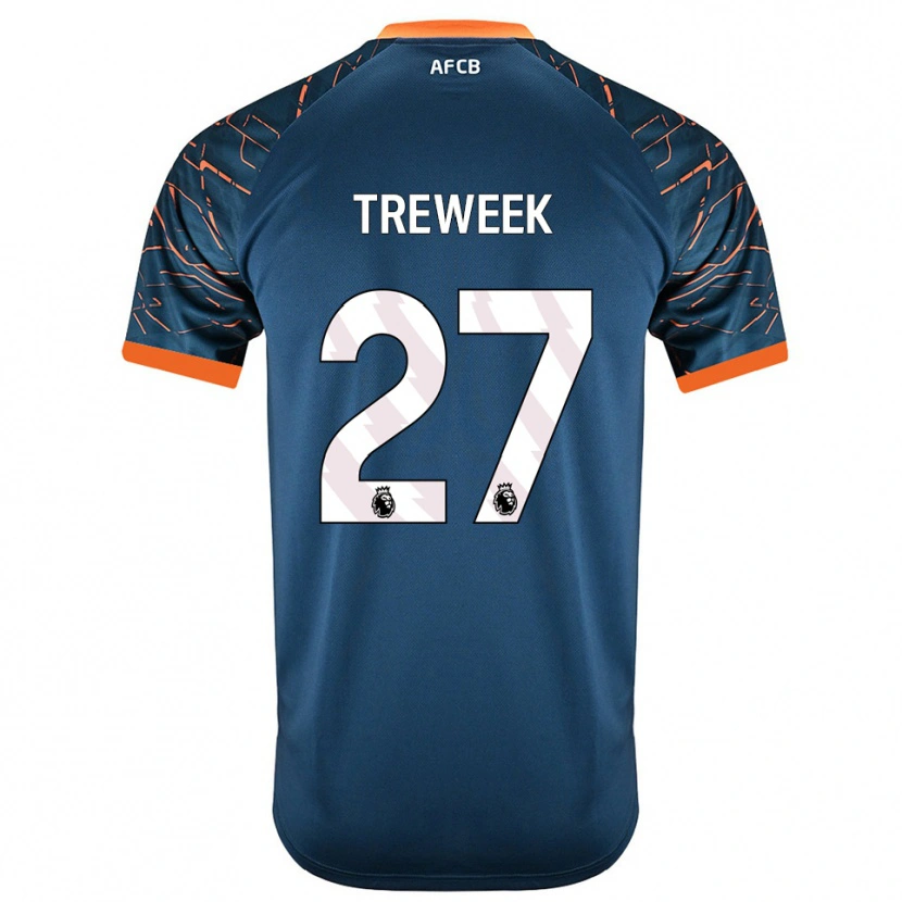 Danxen Heren Amber Treweek #27 Donker Leisteen Blauw Keepersshirt 2025/26 T-Shirt België