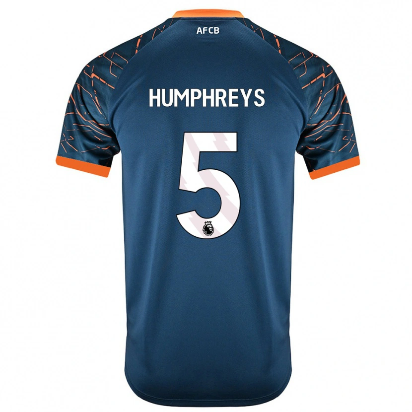 Danxen Heren Holly Humphreys #5 Donker Leisteen Blauw Keepersshirt 2025/26 T-Shirt België