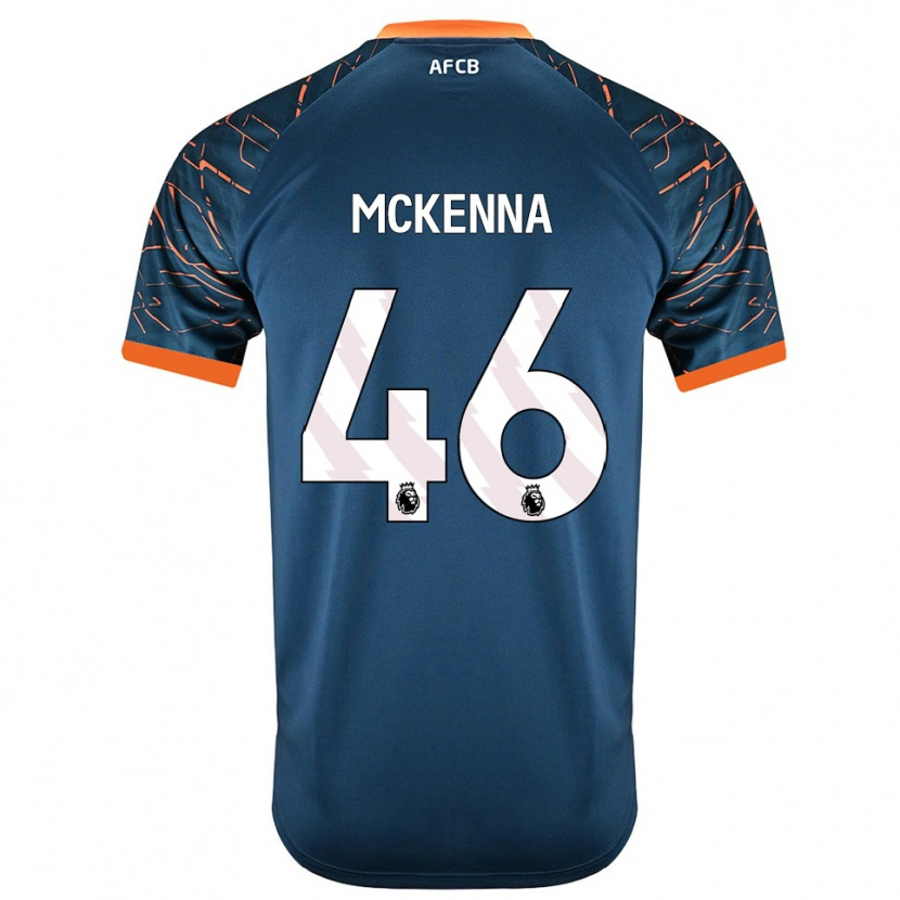 Danxen Heren Callan McKenna #46 Donker Leisteen Blauw Keepersshirt 2025/26 T-Shirt België