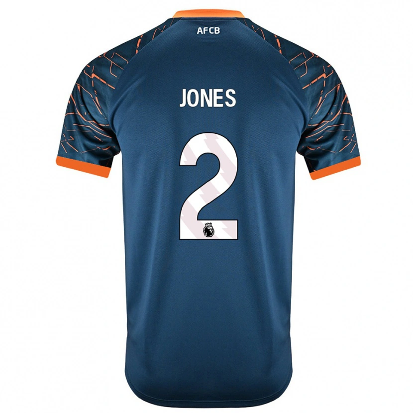 Danxen Heren Abby Jones #2 Donker Leisteen Blauw Keepersshirt 2025/26 T-Shirt België