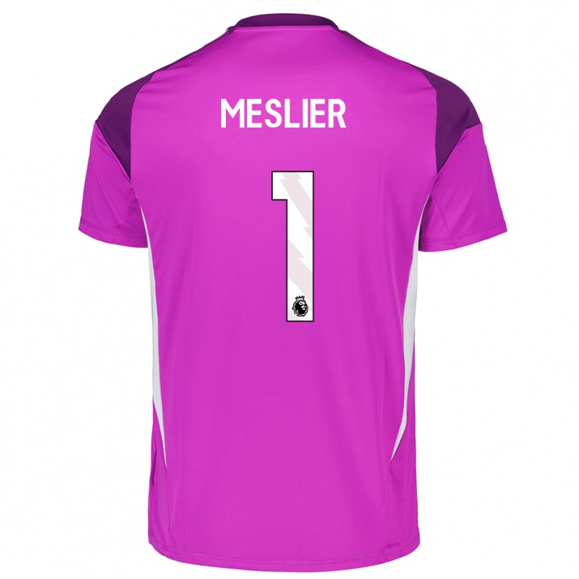 Danxen Heren Illan Meslier #1 Paars Wit Keepersshirt 2025/26 T-Shirt België