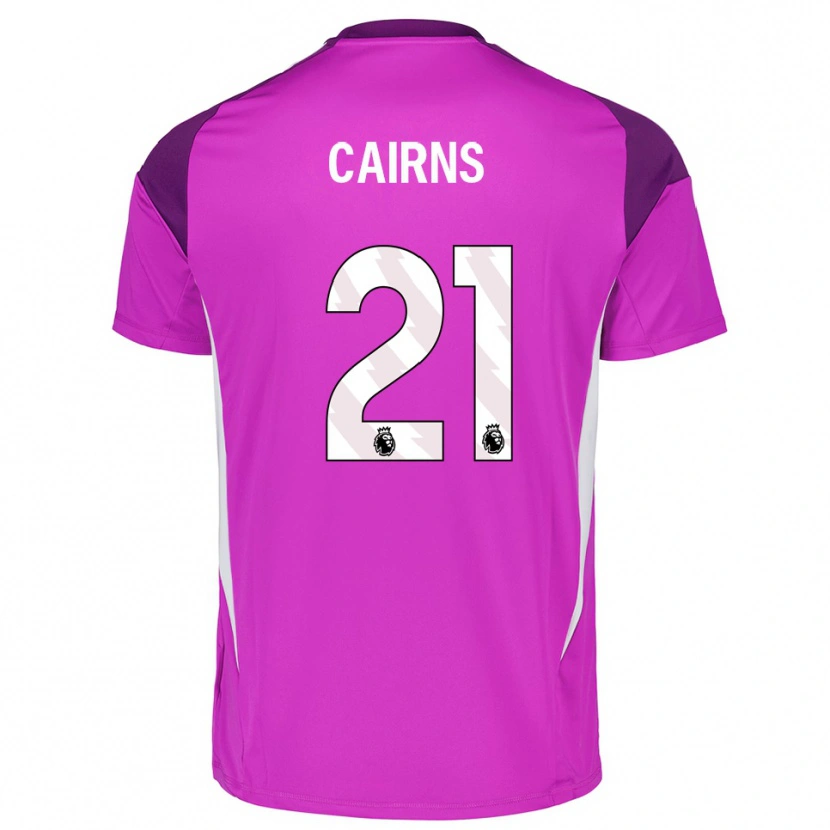 Danxen Heren Alex Cairns #21 Paars Wit Keepersshirt 2025/26 T-Shirt België