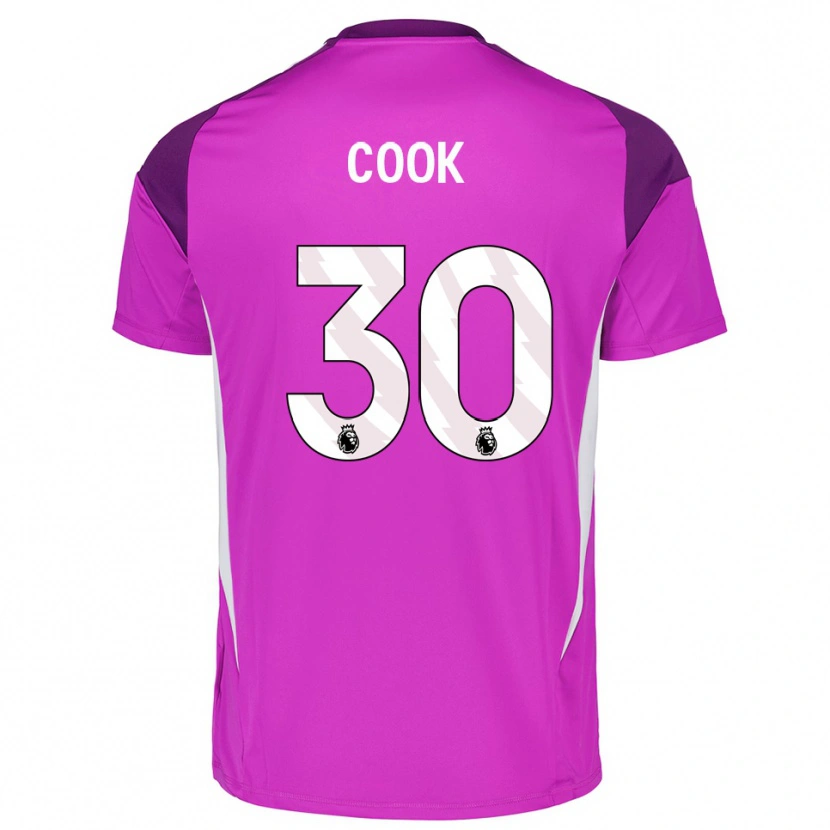 Danxen Heren Robbie Cook #30 Paars Wit Keepersshirt 2025/26 T-Shirt België