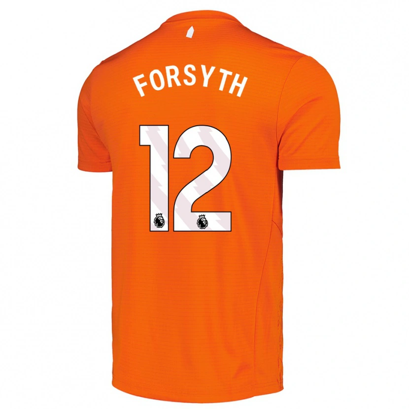 Danxen Heren Luke Forsyth #12 Oranje Zwart Keepersshirt 2025/26 T-Shirt België