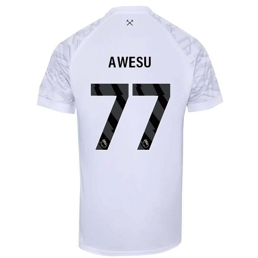Danxen Heren Lanre Awesu #77 Wit Zwart Keepersshirt 2025/26 T-Shirt België