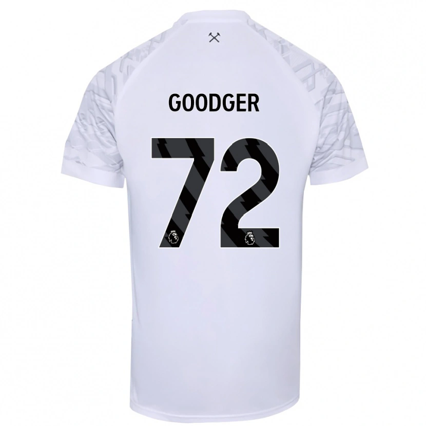 Danxen Heren Tommy Goodger #72 Wit Zwart Keepersshirt 2025/26 T-Shirt België