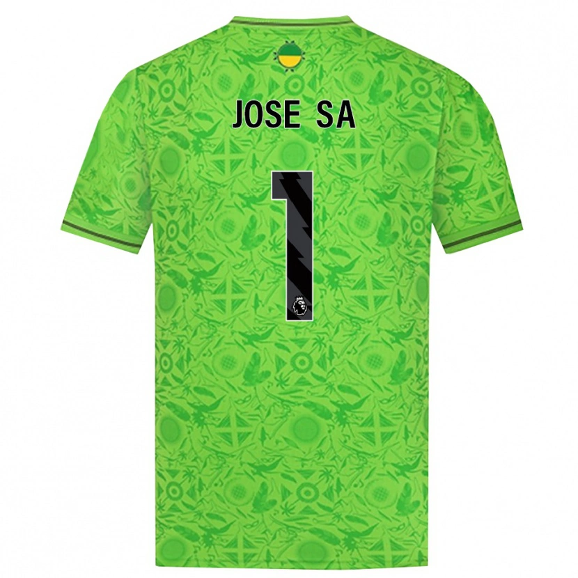 Danxen Heren José Sá #1 Groen Zwart Keepersshirt 2025/26 T-Shirt België