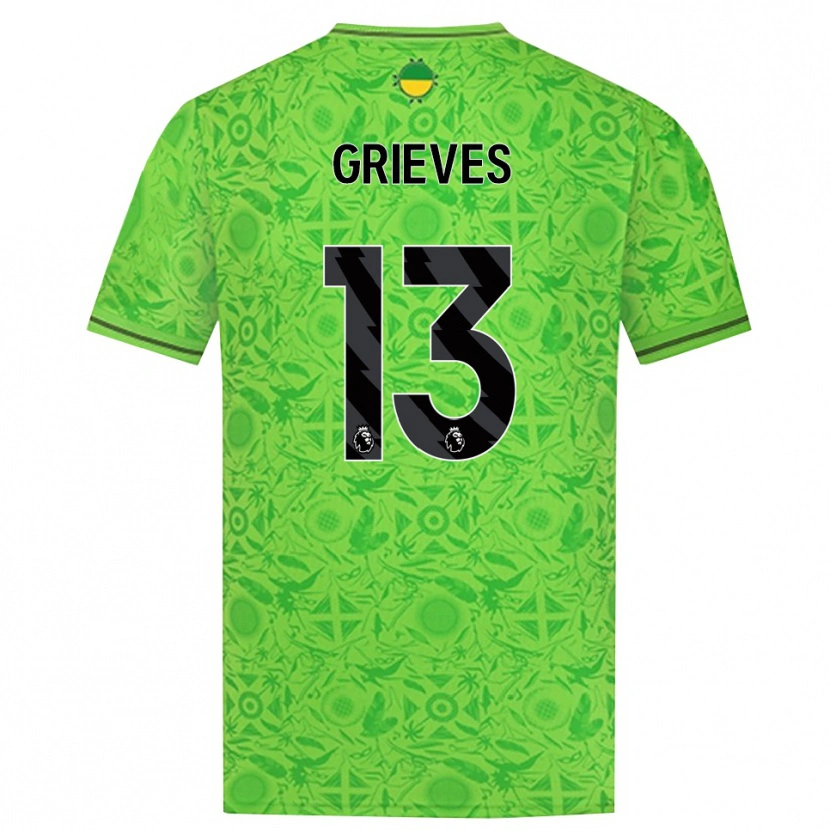 Danxen Heren Xander Grieves #13 Groen Zwart Keepersshirt 2025/26 T-Shirt België