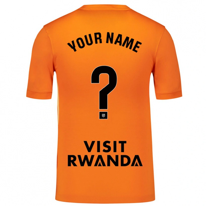 Danxen Heren Atletico Madrid Oranje Zwart Keepersshirt 2025/26 T-Shirt België