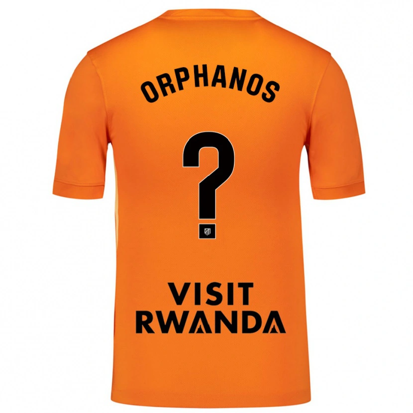 Danxen Heren Stamatis Orphanos #0 Oranje Zwart Keepersshirt 2025/26 T-Shirt België