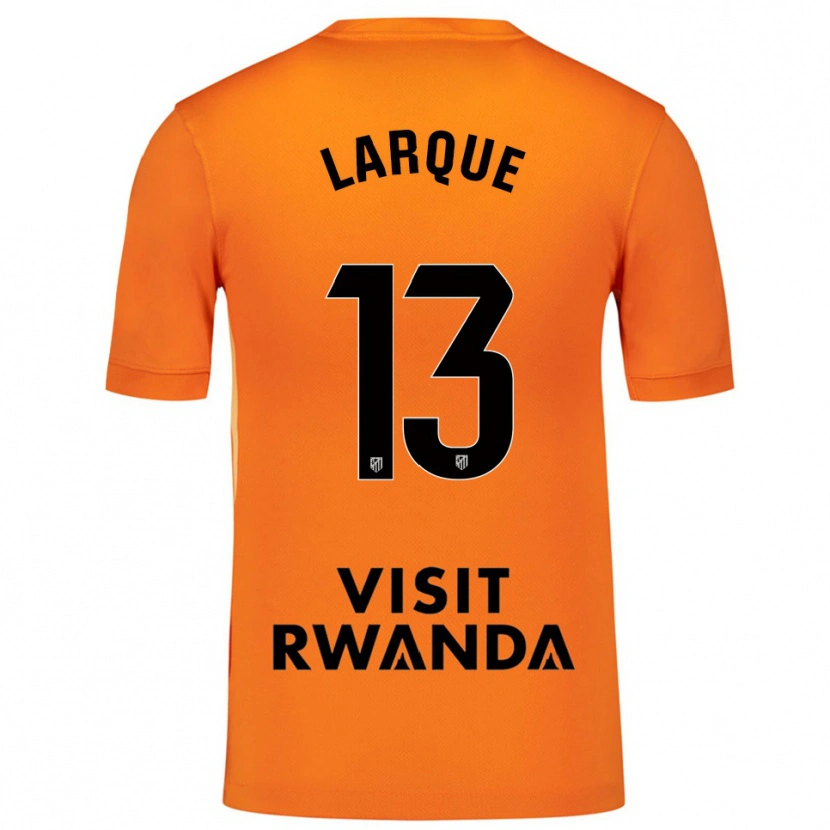Danxen Heren Patricia Larqué #13 Oranje Zwart Keepersshirt 2025/26 T-Shirt België