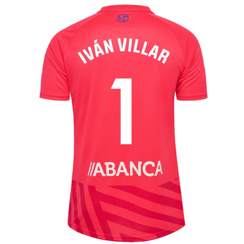 Danxen Heren Iván Villar #1 Rood Wit Keepersshirt 2025/26 T-Shirt België