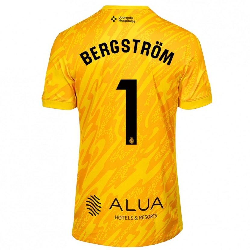 Danxen Heren Lucas Bergström #1 Oranje Zwart Keepersshirt 2025/26 T-Shirt België