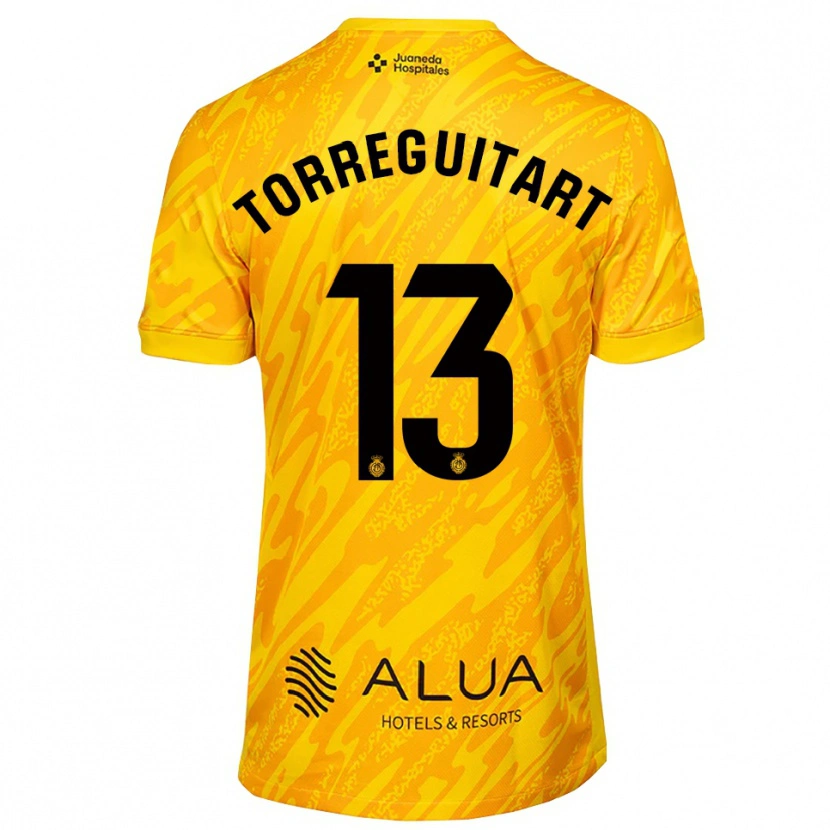 Danxen Heren Nil Torreguitart #13 Oranje Zwart Keepersshirt 2025/26 T-Shirt België