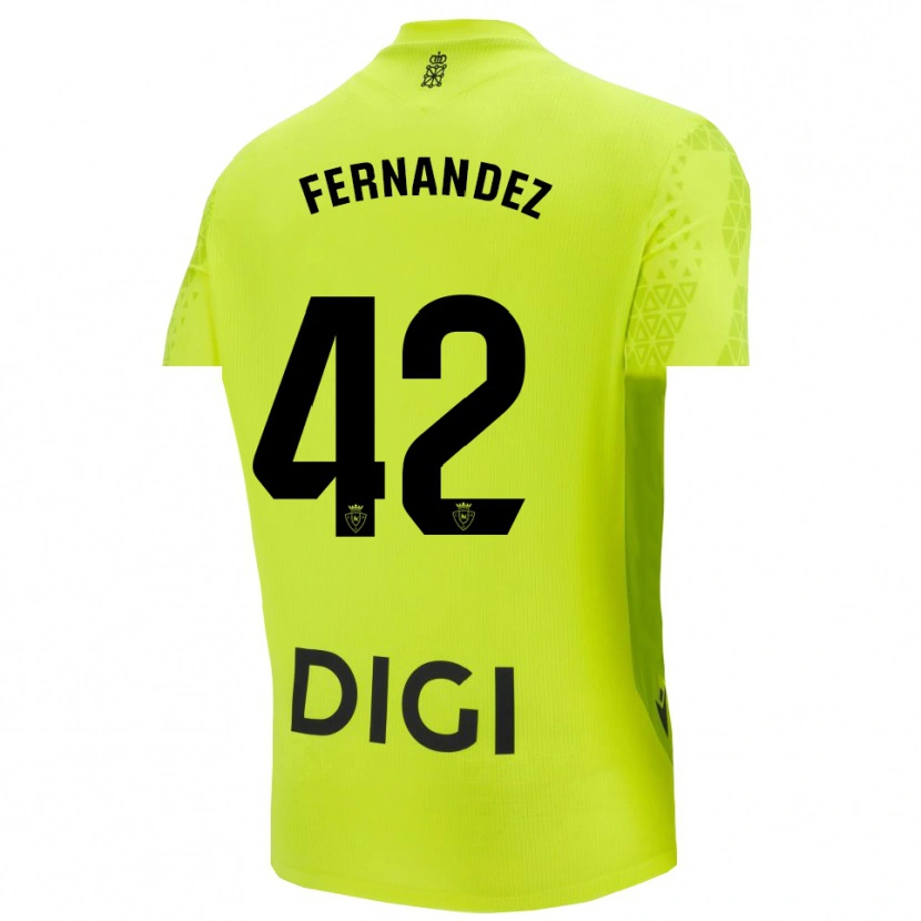 Danxen Heren Rafa Fernández #42 Fluorescerend Groen Keepersshirt 2025/26 T-Shirt België