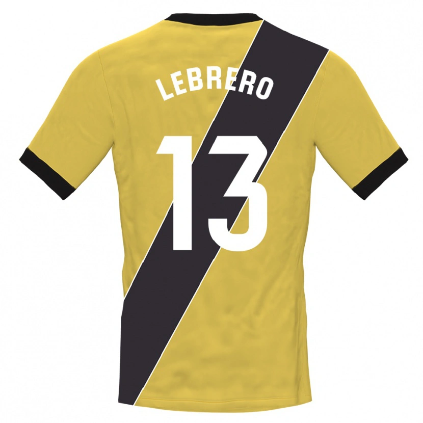 Danxen Heren Lucia Lebrero Rodríguez #13 Geel Zwart Keepersshirt 2025/26 T-Shirt België