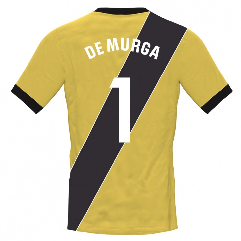 Danxen Heren Ana De Murga #1 Geel Zwart Keepersshirt 2025/26 T-Shirt België