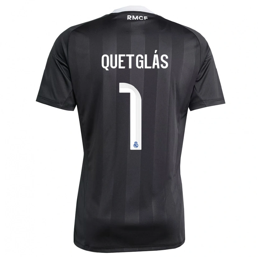 Danxen Heren Ferran Quetglás #1 Zwart Wit Keepersshirt 2025/26 T-Shirt België
