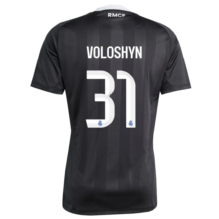 Danxen Heren Ilya Voloshyn #31 Zwart Wit Keepersshirt 2025/26 T-Shirt België
