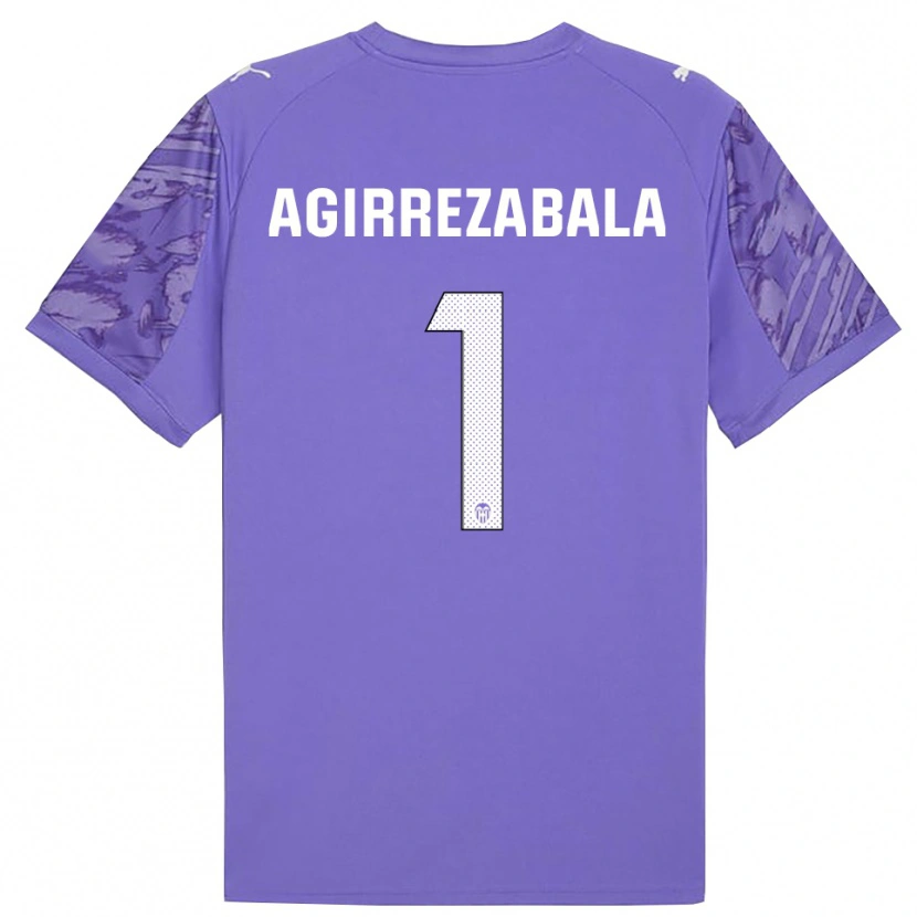 Danxen Heren Julen Agirrezabala #1 Lila Wit Keepersshirt 2025/26 T-Shirt België