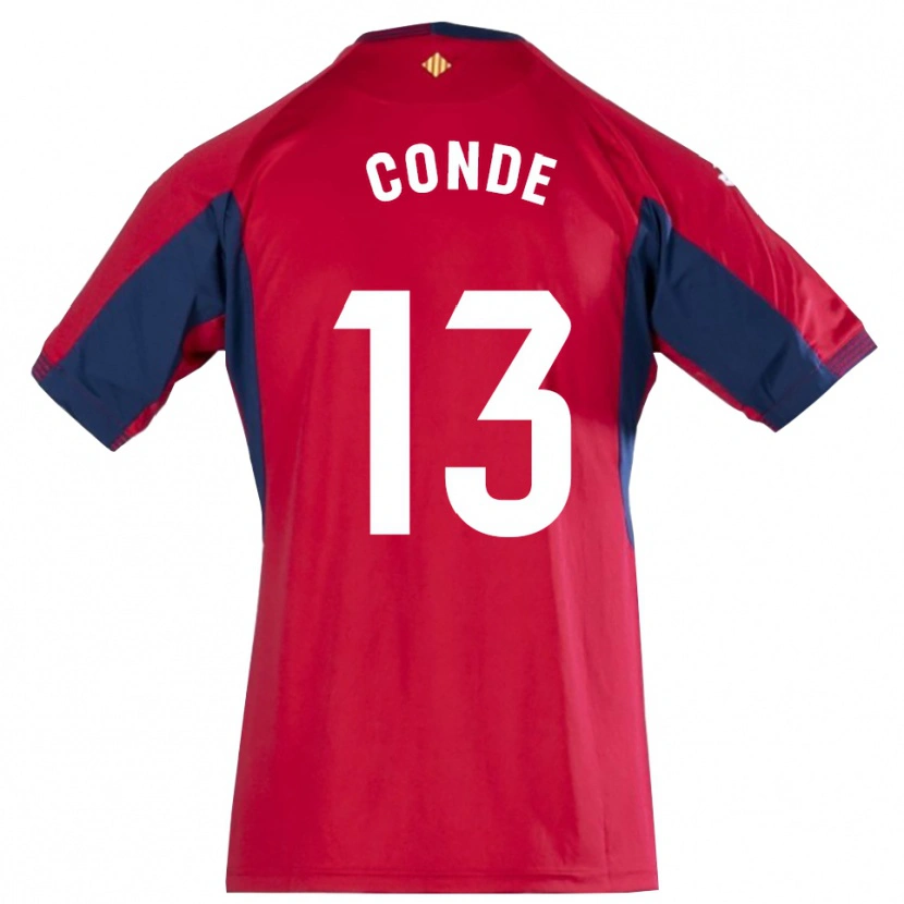 Danxen Heren Diego Conde #13 Koninklijk Blauw Rood Keepersshirt 2025/26 T-Shirt België