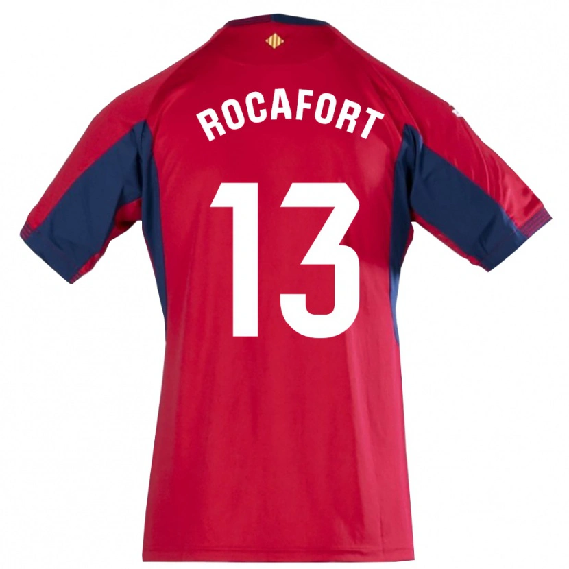Danxen Heren Rodrigo Rocafort #13 Koninklijk Blauw Rood Keepersshirt 2025/26 T-Shirt België