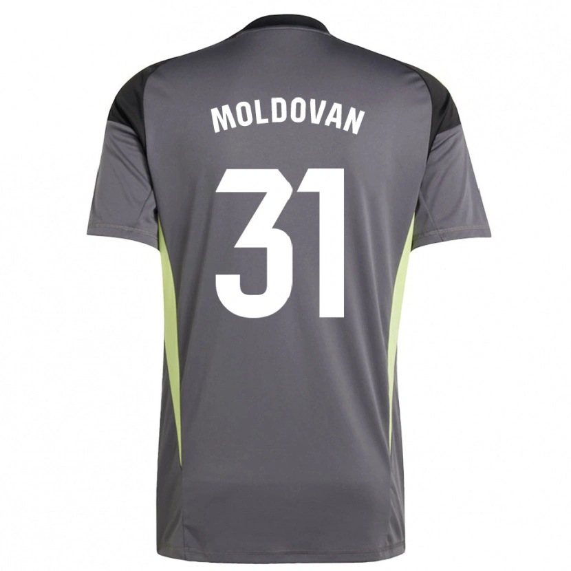 Danxen Heren Horațiu Moldovan #31 Donkergrijs Zwart Keepersshirt 2025/26 T-Shirt België