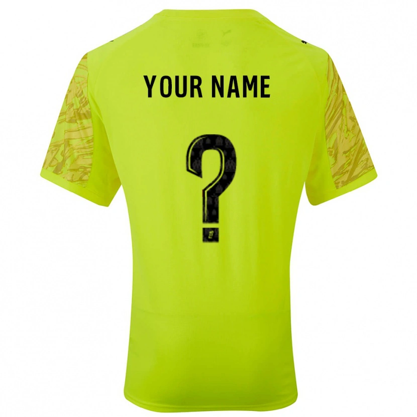 Danxen Heren Olympique Marseille Fluorescerend Groen Zwart Keepersshirt 2025/26 T-Shirt België