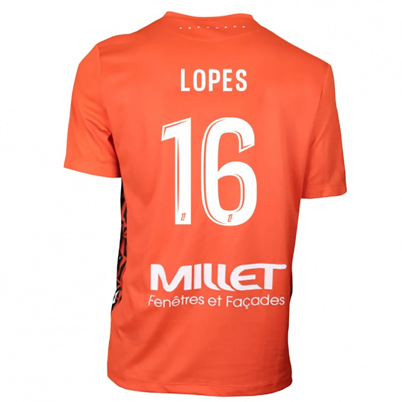 Danxen Heren Anthony Lopes #16 Oranje Wit Keepersshirt 2025/26 T-Shirt België