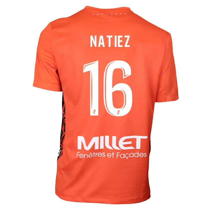 Danxen Heren Stanislas Natiez #16 Oranje Wit Keepersshirt 2025/26 T-Shirt België