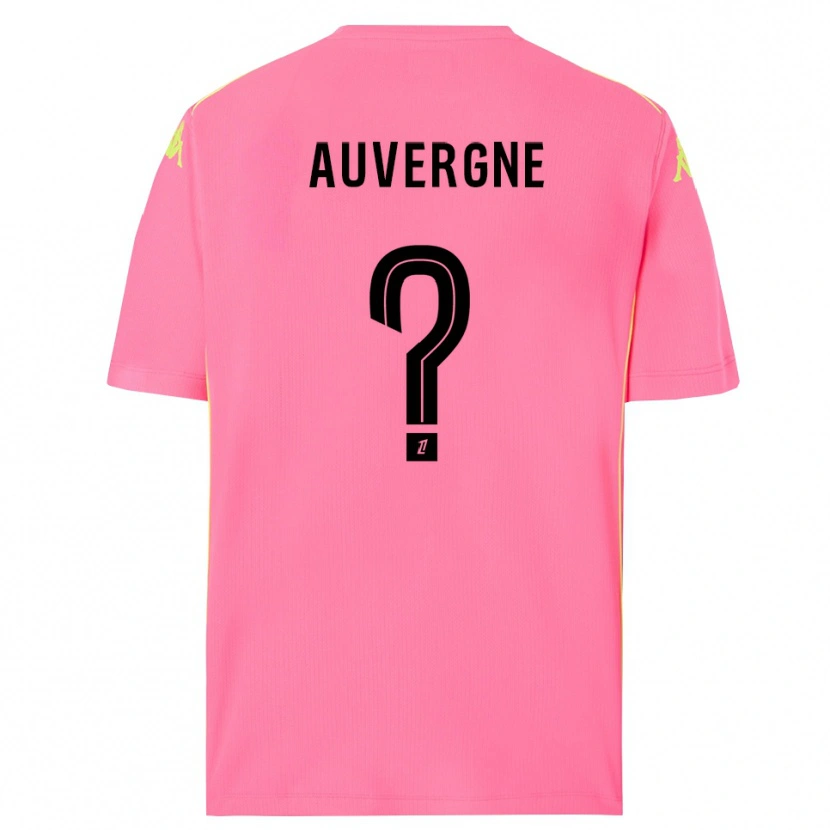 Danxen Heren Dorian Auvergne #0 Hot Pink Zwart Keepersshirt 2025/26 T-Shirt België