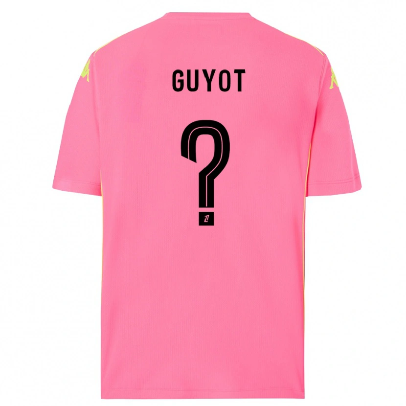 Danxen Heren Loucas Guyot #0 Hot Pink Zwart Keepersshirt 2025/26 T-Shirt België