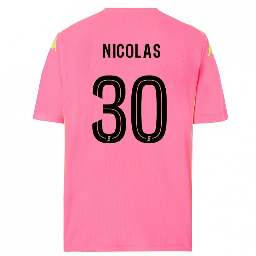 Danxen Heren Lina-Lou Nicolas #30 Hot Pink Zwart Keepersshirt 2025/26 T-Shirt België