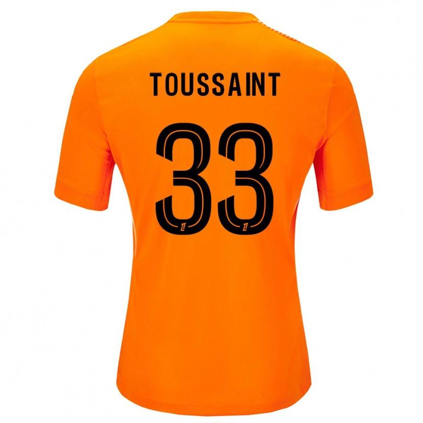 Danxen Heren Océane Toussaint #33 Oranje Zwart Keepersshirt 2025/26 T-Shirt België