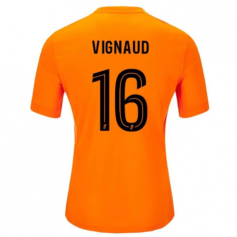 Danxen Heren Arthur Vignaud #16 Oranje Zwart Keepersshirt 2025/26 T-Shirt België