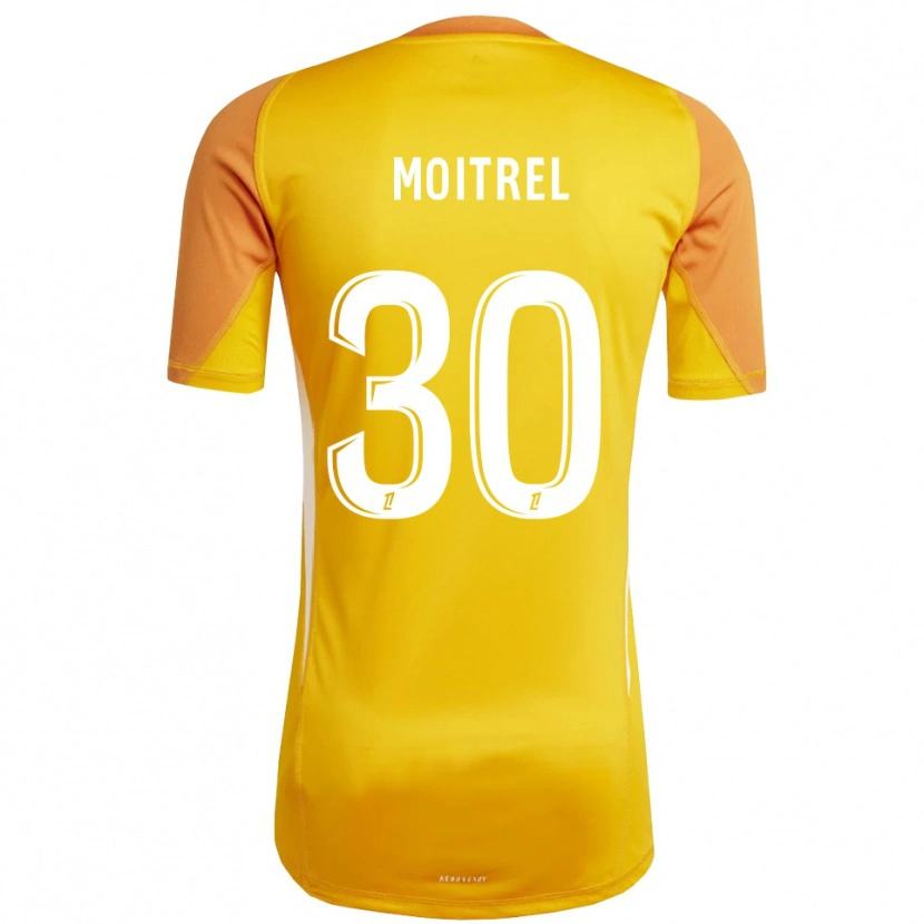 Danxen Heren Pauline Moitrel #30 Oranje Wit Keepersshirt 2025/26 T-Shirt België