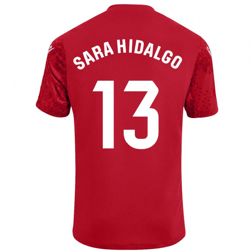 Danxen Heren Sara Hidalgo Merino #13 Rood Wit Keepersshirt 2025/26 T-Shirt België